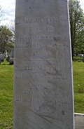    ZACHARIAH SEYMOUR<br>
   Born in Hartford Conn.  Died July 2, 1822  AE 63