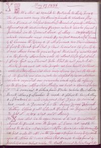<p>Before leaving I consecrated upon the altar the seer stone that Joseph Smith found by revelation some 30 feet under the Earth carried by him through life.</p>